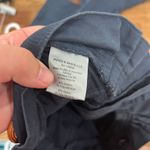 Veronica Beard  Womens Karter Pants 28 Blue Straight Belted Cotton Pleated‎ Crop Photo 6