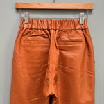 Genuine Sheepskin Leather Pull On Pants in Caramel XS Brown Photo 5