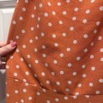 Sage The Label  Orange & White Polka Dot Wide Leg Sleeveless Jumpsuit Size Medium Photo 7