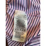 Adidas  Womens Golf Sleeveless‎ Polo Shirt Pink Stripe Size Medium Athleisure Top Photo 7