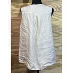 Valentina Naldi 100% Linen Tank Top Tunic Beige Womens Large Boho Beachy Flowy Photo 1