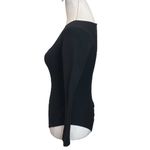 ALLSAINTS Jamie Long Sleeve Bodysuit Black Top Stretch Minimalist Womens Size 4 Photo 1