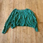 We The Free  Green V-Neck Buffy Sweatshirt Photo 2