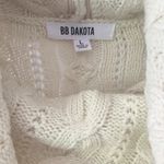 BB Dakota  Women's Alaska Cowl Neck Cable Sweater Dress‎ SZ L Photo 9