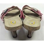 Dr. Scholls  Corky Sandals Womens Size 7 1/2 Pink Patent Leather Kitten Heels Photo 3