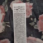 Forever 21 Forever 21Black Floral Black Button Down Skirt Size Small Photo 5