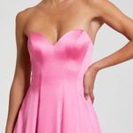 Mac Duggal Mac Duggel Pink Strapless Satin Ballgown With Bow Details Size 0 (XS) NWOT Photo 4