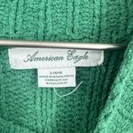 American Eagle  Green Mock Neck Sweater Size Large Soft Cozy Boho Fall Girl Photo 4