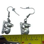 NEW Koala climbing on bamboo fashion earrings Photo 3