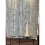 NWT Etica Denim Maxi Skirt Sz 27 Light Wash Side Slit Blue Photo 4
