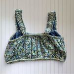 American Eagle  Floral Boho Cottagecore Crop Top Shirred Straps Cami Tank Photo 4