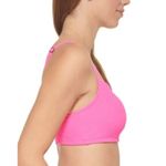 DKNY Women’s Ribbed Solid Bikini Swim Top in Pink, Size M NEW w/Tag $68 Photo 1