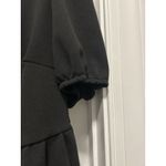 SheIn Womens Fairy Grunge Babydoll Top Size XL Black Witchy Preppy Coquette Photo 4