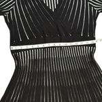 Calvin Klein Striped Fit & Flare Sweater Dress | Size Large Photo 6