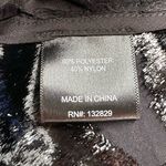 NBD  The Mira Maxi Skirt in Black size Medium NWT Sheer Abstract Burnout Print Photo 10