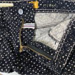 Pilcro and the Letterpress  Anthropologie Black Cream Corduroy Serif Pant 28 Photo 5