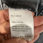 Slvrlake Wash Moonlight Blue London Crop Straight Leg Jeans Sz 26 Photo 7