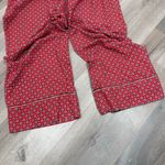 Victoria's Secret Victoria’s Secret Medallion Print Flannel Sleep Lounge Pants Red Large Photo 4
