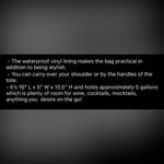 Light green tote cooler bag vacation beach bag Photo 9