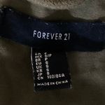 Forever 21 Olive Green Army Military Cargo Utility Windbreaker Jacket Coat S Photo 3