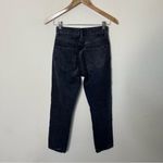 AGOLDE Riley High-Rise Straight Cropped Jeans Charcoal Black Womens Size 23 Photo 6