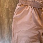 Mondetta Tan High Waist Shorts relaxed Fit 5” length Photo 3