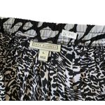 Dana Buchman Women Size Large Skirt Pleated Black White Chiffon 20-895 Photo 1