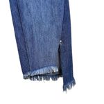 Sam Edelman Women's Mary Jane High Rise Straight Ankle Jeans Size 29 Raw Hem Photo 1