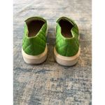 Franco Sarto Green Quilted Leather Platform Sneaker Size 6.5 Photo 4