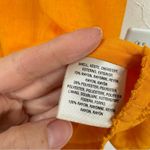 Moulinette Soeurs  Marigold Orange Cold Shoulder Puff Sleeve Knee Length Dress S Photo 7