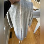 Vintage Bert Newman Petites Gray White Check Wool Full Length Dress Coat Sz 10P Photo 11