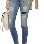 Current/Elliott  | The Stiletto Vintage‎ NY Repair Cropped Jeans 29 Distressed Photo 0