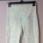 🏷️NWOT NEW DSG 7/8 Ultra High Rise Tight Momentum Tonal Leopard Mint Leggings S Green Photo 1