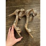 L'Agence $495 NEW REVOLVE SNAKESKIN EMBOSSED STILETTO HEELS EU 40 US 9.5 Photo 3