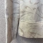 Athleta Women XS Coaster Luxe V-Neck Sweatshirt Paisley Cream Relaxed Fit Cozy Photo 3