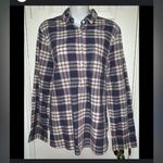 J.Crew  100% Cotton Long Sleeve Quarter Button‎ Down Plaid Women's Shirt Medium Photo 6