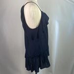 Free People  Navy Blue Studded Layered Tank Top‎ Womens Size XS Photo 2