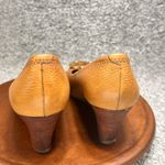 Tory Burch Brown Leather Loafers with Gold Emblem Photo 4