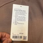 Lululemon Scuba High Rise Mini Skirt NWT Size Large (TPTC) LW8ALSS Photo 8