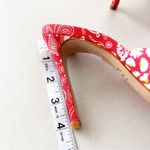 Schutz  Lenie Mule Coral Floral Print Open Toe Stiletto High Heel Sandals Photo 6