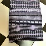 Opening Ceremony Knit Bodycon Mini Dress Stretchy Jagged Lines Periwinkle Purple Photo 3