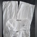 Hudson Jeans High Rise Wide Leg Cargo in White. Size 25 Photo 6