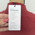 Exlura Women Rust Red Mock Neck Long Sleeve Sweater Dress Size M Bodycon Cozy Photo 5