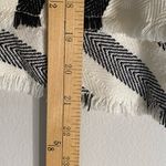 dRA Los Angeles Black White Striped Open Cropped Cardigan Jacket Textured Small Photo 9