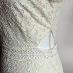 EXPRESS Edition  • Ivory Cream Lace Cutout Dress Photo 5