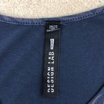 Design Lab : Blue Tropical Fern knotted Tank Photo 3