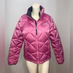 The North Face Pink Goose Down Puffer Winter Ski Snow Quilted Lined Jacket 550 Photo 0