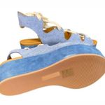 See By Chloe See By Chloé Denim Lace-Up Platform Sandals Size 37 / 6.5 NIB Edna Style Photo 3