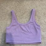 Signature 8 Purple Crop Tank Photo 1