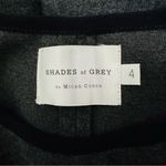 SHADES OF GREY BY MICAH COHEN Women Gray Pleated Midi Round Neck Dress Size 4 Photo 8